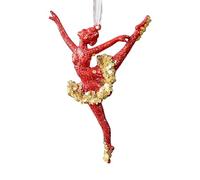 Sturdy Christmas Tree Snowflake Pendant Glittered Acrylic Hanging Decoration for All Holiday Setting Weather Resistant Christmas Decoration