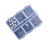 Sturdy Clear Earrings Accessory for Sensitive Ears Resin Materials with Various Styles Perfect for Everyday Activities Soft Rubber Back Earrings