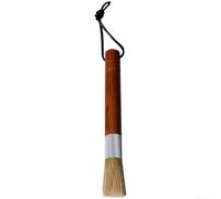 Sturdy Coffee For Grinder Brush with Walnut Wood Shaft and Natural Bristle Head for Deep Cleaning Tight For Grinder Areas (Rosewood)