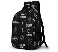 Sturdy College Bookbag Psychic Readings Fortune Teller Art Black, Anti Thef