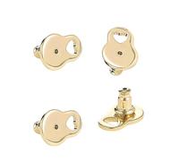 Sturdy Copper Earring Backs for Studs Secure Hold Comfortable Fit for Drooping Ear Relief 4 Pieces Heavy Earring Backings
