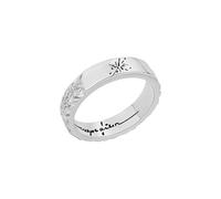 Sturdy Copper Rings Starry Texture Art Piece Comfortable Wear Resistant to Deformation Fade Proof Long Lasting Korean Minimalist Rings