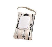 Sturdy Cotton Wet Wipe Storage Pack Quilted Bowknot Stripe Designs Soft Travel Tissue Holder for On The Way Moms