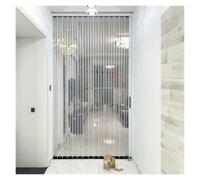 Sturdy Crystal Panel Bi-fold Door with Track Lock & Aluminum Frame | Space Saving & Telescopic Collapsible Doors for Balcony/Kitchen/Doorway/Other Small Space use