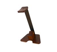 Sturdy Dark Wood Headphone Stand with Holder for Gaming Setup Fits Popular Video Game Devices and Handheld Controllers Headphones Holder Headphone Stand