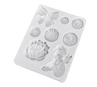 Sturdy detailed rose angel treats cake decorating and making silicone molds perfect for craft projects