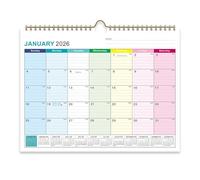 Sturdy Double Coil Binding Large Calendar Block January 2026-2027