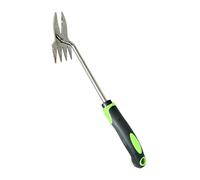 Sturdy Double Head Weeders with Anti Slip Handle 14 Inch, Green | Professional Gardening Weeders with Double Function Heads for Effective Grass Control and Garden Maintenance