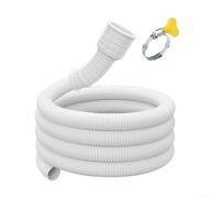 Sturdy Drainage Hose for Washing Appliances with Easy Tightening Clamp (3meter)