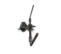 Sturdy Drum Clamp U Shape Symmetrical Stainless Steel Adjustable Angles Antislip Rubber Pads Drum Hardware Adjustable Cymbals Holder