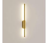 Sturdy Durable Background Linear Sconce Lamp LED Long Strip Wall Lights Modern Simple Aluminum Mounted Indoor Bedside Decoration Light for Bedroom Living Room Corridor Stair
