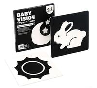 Sturdy Early Learning Cards for Infants Designed for Visual Stimulation and Early Cognitive Development (Phase 4)