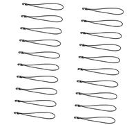 Sturdy Elastics Tarpaulin Tensioners 10cm Pack Of 20 Rubber Straps With Hook For Net Banners Outdoor Camping Use Elastics Tensioning Straps With Hook