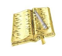 Sturdy Enameled Crafted Rhinestones Brooch with Sparkling Stones for Long Lasting Color and Shines in Accessories Book Lover