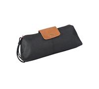Sturdy Fabric Cosmetic Organizers Pouchs Foldable Design Water Resistant Lining Multi Functional Compartments Compact Fabric Foldable Pen Case