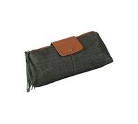 Sturdy Fabric Cosmetic Organizers Pouchs Foldable Design Water Resistant Lining Multi Functional Compartments Compact Fabric Foldable Pen Case