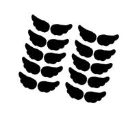 Sturdy Farbic Angel Wing Pin Decorative Accessory For Jackets Backpacks Hat Fashion Embellishment Angel Wing Pin For Outfits