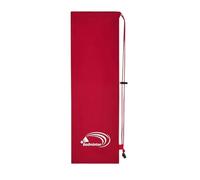 Sturdy flannel racket organizer, secure spring badminton carrier with secure spring buckle and plenty of space for sports gear