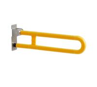 Sturdy Foldable Grab Bar with Side Rail, Yellow, Yellow, Size to 1