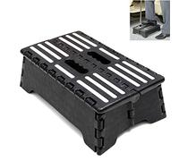 Sturdy Folding Step Stool Portable 5”, Collapsible Half Step for Seniors Older Adults up to 300 lbs Entering Camper Van SUVs and RV, for Elderly People Getting up High Bed or Stairs