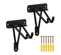 Sturdy Garage Wall Hooks Workshop Shed OrganisationSet Ladder Garage Garden