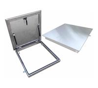 Sturdy Gas Spring Attic Hatch | Secure 70x70 cm Roof Access Door | Skylight for Basement & Emergency Exit | Reliable Ceiling Access Solution