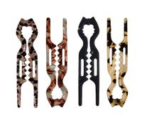 Sturdy Head U Shaped Bun Hair Pin for Bun NonSlip Acrylic Hair Accessory in Classical Shape Lightweight Hairpin