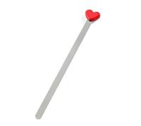 Sturdy Heart Bookmarks for Kids Students Safe Rounded Edges Light Weight Design School Library Reading Accessories Gift Metal Bookmarks Gift