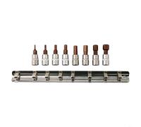 Sturdy Hex Bit Socket Tool Kit A Complete Set of Eight Metric Sockets for Comprehensive Repairs