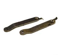 Sturdy Hinge Hardware 4PCS for Attaching to Wooden Boxes Trunks Cabinets and Desks Seeking Classic Visual Upgrade (Bronze)