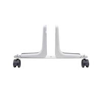 Sturdy Holder - Easy Install Room Divider Stand Adjustable & Stable Folding Partition Base for Bedroom Office - Black Color