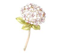 Sturdy Hydrangea Brooch Wedding Outfit Accessory Fashionable Lapel Pin For Sophisticated Occasions Elegant Flower Pin