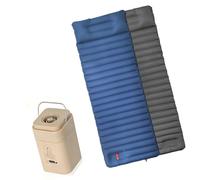 Sturdy Inflatable Mat with Strengthened Seams Perfect for Campers and Adventurers Permanent Device