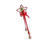 Sturdy Iron Christmas Bells Ornament with Sustainable, Star