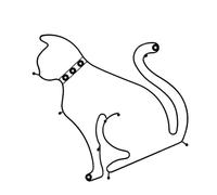 Sturdy Iron Materials Wall Hook Featuring Adorable Cartoon Cats Theme Practical for Space Saving Home Organization Retro Cartoon Cats Wall Hook Minimalist Design for Home Decors Functional to Hanging