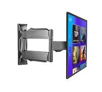 Sturdy Iron TV Wall Mount Stand for 32 50 inch TVs Swivel Tilt Bracket Height Adjustable Max 15KG 400x400mm (Style #1 A)