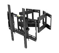 Sturdy Iron TV Wall Mount Stand for 32 50 inch TVs Swivel Tilt Bracket Height Adjustable Max 15KG 400x400mm (Style #2 A)