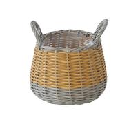 Sturdy Kitchens Storage Basket Functional Kitchens Storage Basket Holder With Realistic Plant For A Natural Feel Dining Table Centerpieces