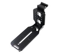 Sturdy L Shaped Camera Bracket Holder Quick Release Plate with Adjustable Base and Multiple 1/4inch Screw Interfaces Aluminum Alloy L Bracket