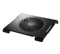 Sturdy Laptop Cooling Pad 15.4”Laptop Cooler Pad Adjustable Mount Stand One Big Fan 200mm Composite USB 2.0 Port Plastics Efficiency Portable