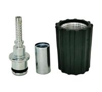 Sturdy M14 High Pressures Water Connectors Steel Reinforced 14 Cores Rod Structure Secure Locking for Car Wash Tool Industrial Pipe Coupler