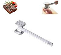 Sturdy Meat Tenderizer Hammer Tool, Aluminum Meat Tenderizer Hammer, Dual Side Meat Hammer Chicken Pounder, Heavy Duty Meat Beater for Steak and Beef, for Tenderizing Steak Beef Poultry