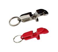 Sturdy METAL Beer Shotgun tool bottle opener keychain - beer bong shotgunning tool - great for parties, party favors, gift, drinking accessories