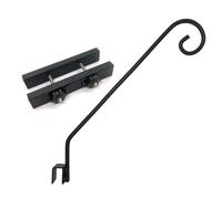 Sturdy Metal Deck Hook Rails for Balcony Railing, Plant Hangers, Bird Feeder Hooks - Durable Outdoor Garden Accessories for Hanging Plants & Bird Feeders