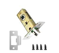 Sturdy Metal Fork Tubulars Mortice Latches for Quiet Operations Home and Hotel Use Easy Installion Designs Daily Use Metal Door Latches