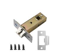 Sturdy Metal Fork Tubulars Mortice Latches for Quiet Operations Home and Hotel Use Easy Installion Designs Daily Use Metal Door Latches