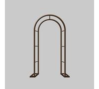 Sturdy Metal Garden Arch 80-350cm Outdoor Wedding Arbor Round Pergola for Climbing Plants & Vines Green Trellis L120xW40xH220cm Perfect for Garden Decor