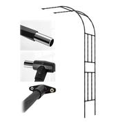 Sturdy Metal Garden Arch for Climbing Plants Rose Trellis 1.8m x 2.7m Pergola Arbor Support for Roses and VinesOutdoor Decoration Various