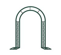 Sturdy Metal Garden Arch for Climbing Plants, Rose Trellis Stand - Wedding Ceremony, Party Decor, Black Pergola Arbor, 1.4M/4.6FT for Pathway, Patio, Lawn, Backyard
