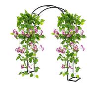 Sturdy Metal Garden Arch Trellis for Outdoor Vines Flowers & Wedding DecorElegant Arbor for Patio Backyard and Garden Landscaping